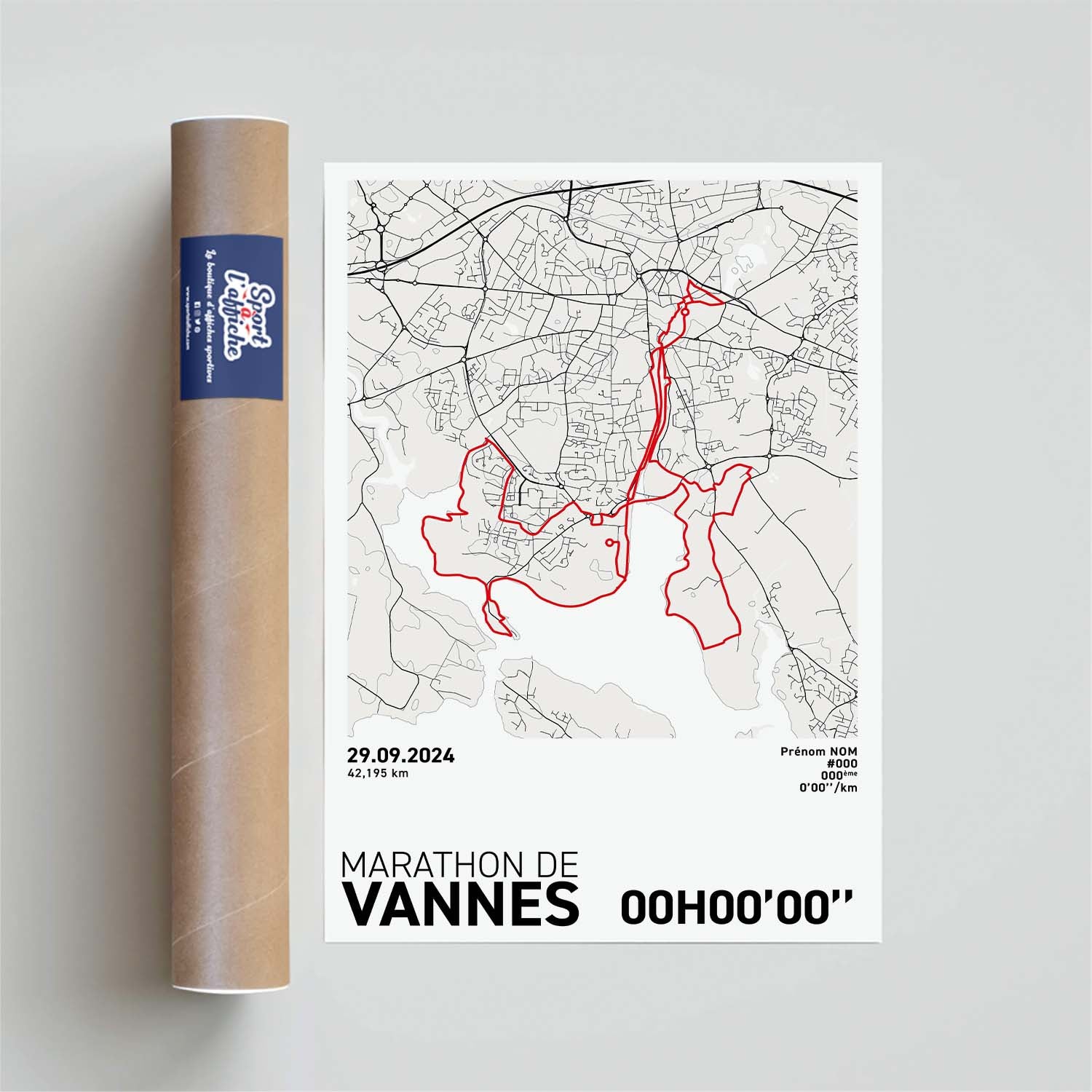 Affiche Running - Marathon de Vannes