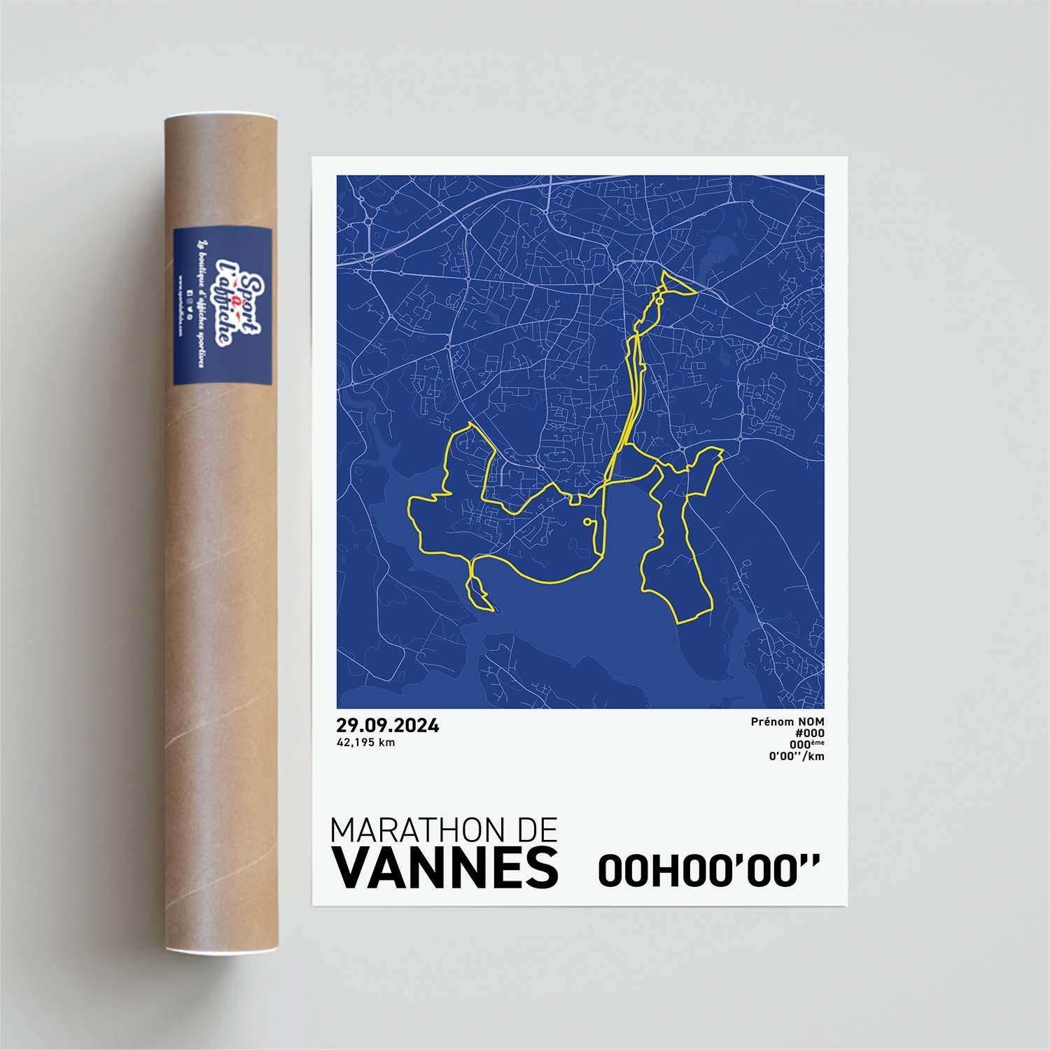 Affiche Running - Marathon de Vannes