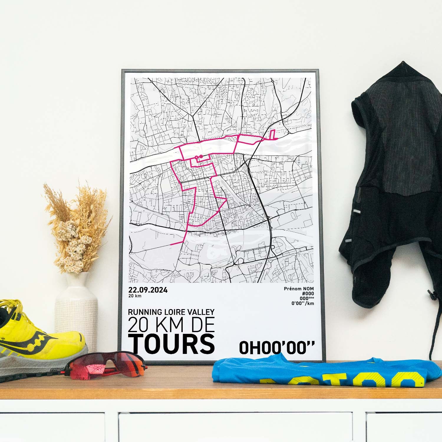 Affiche Running - 20Km de Tours