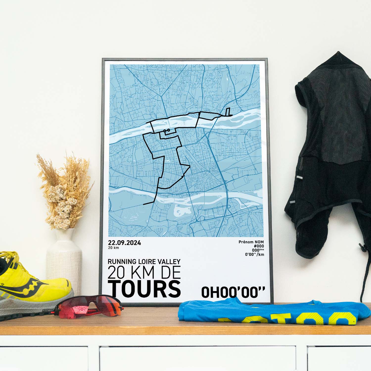 Affiche Running - 20Km de Tours