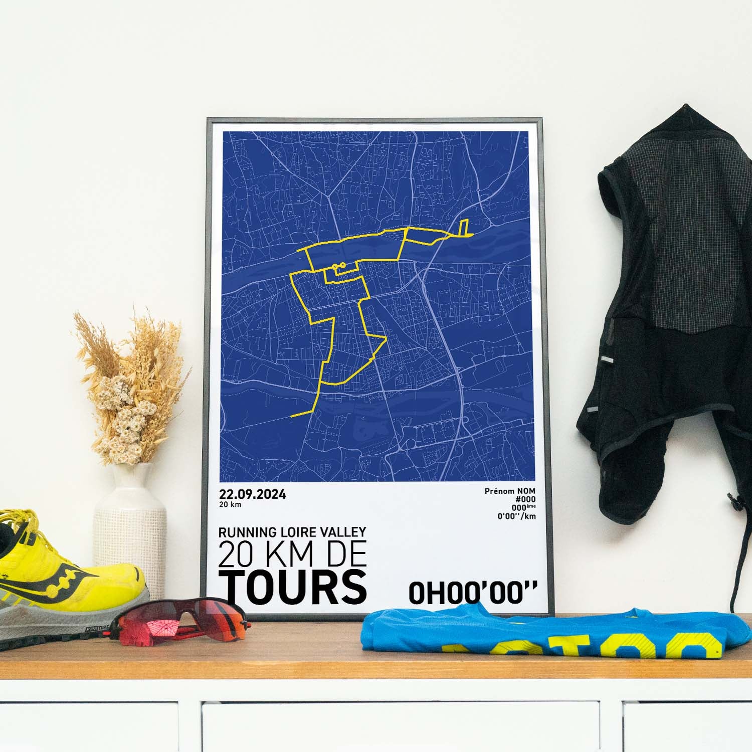 Affiche Running - 20Km de Tours