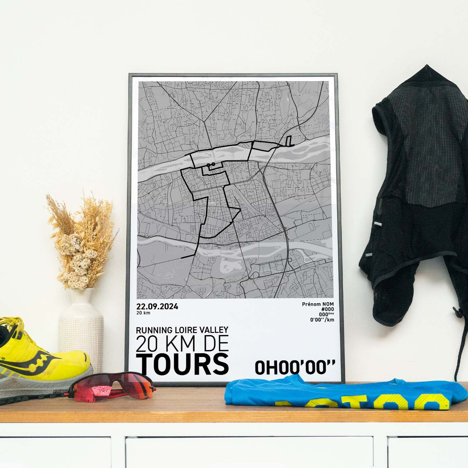 Affiche Running - 20Km de Tours