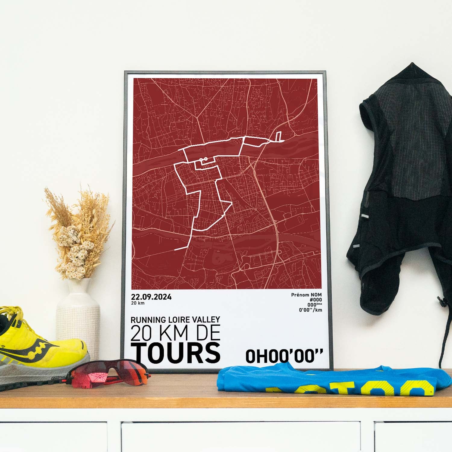 Affiche Running - 20Km de Tours