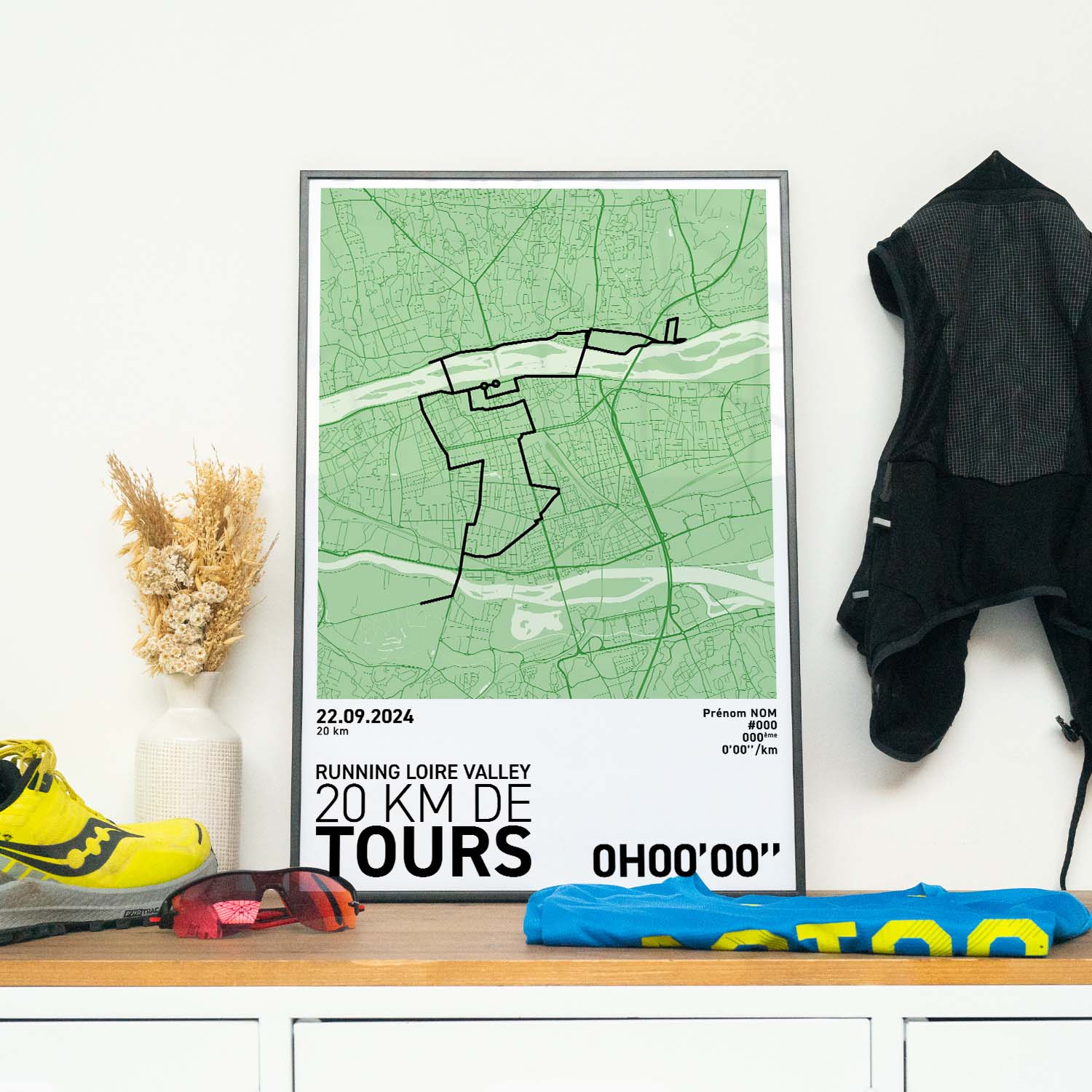 Affiche Running - 20Km de Tours