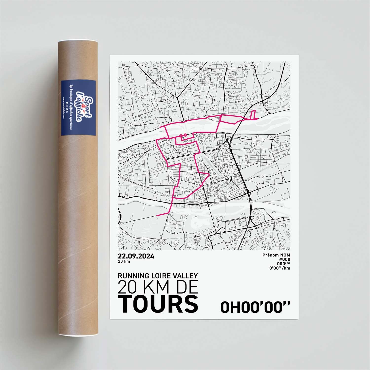 Affiche Running - 20Km de Tours
