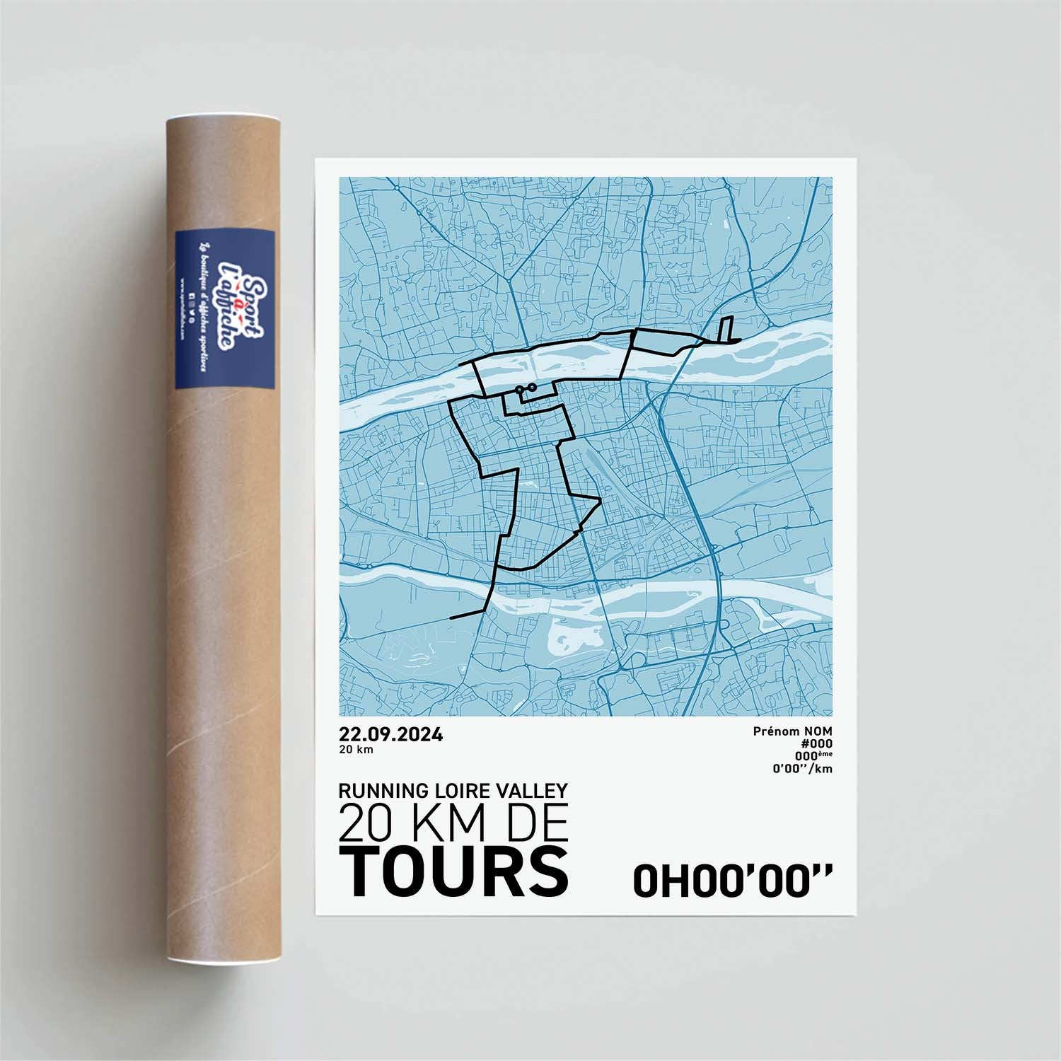 Affiche Running - 20Km de Tours