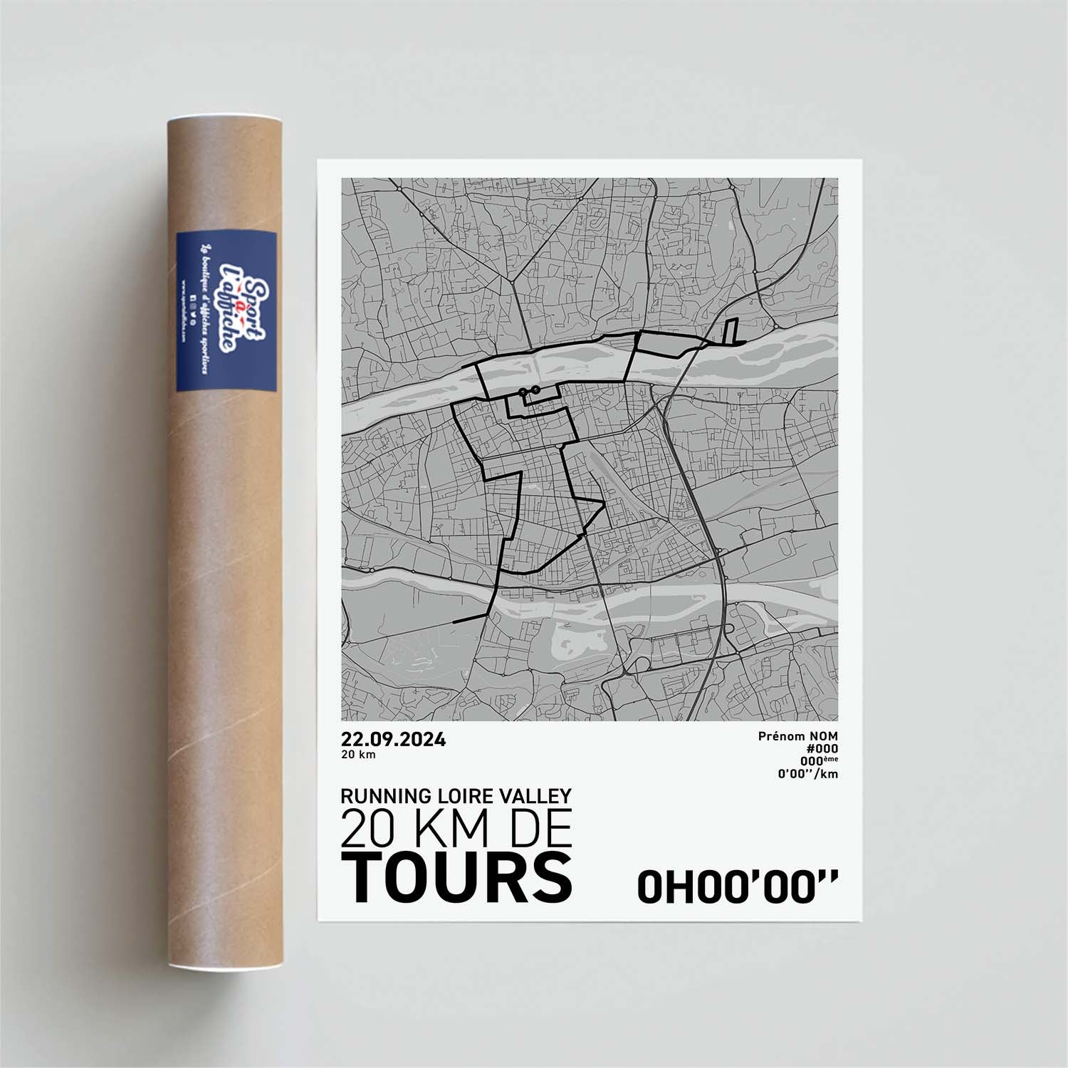 Affiche Running - 20Km de Tours