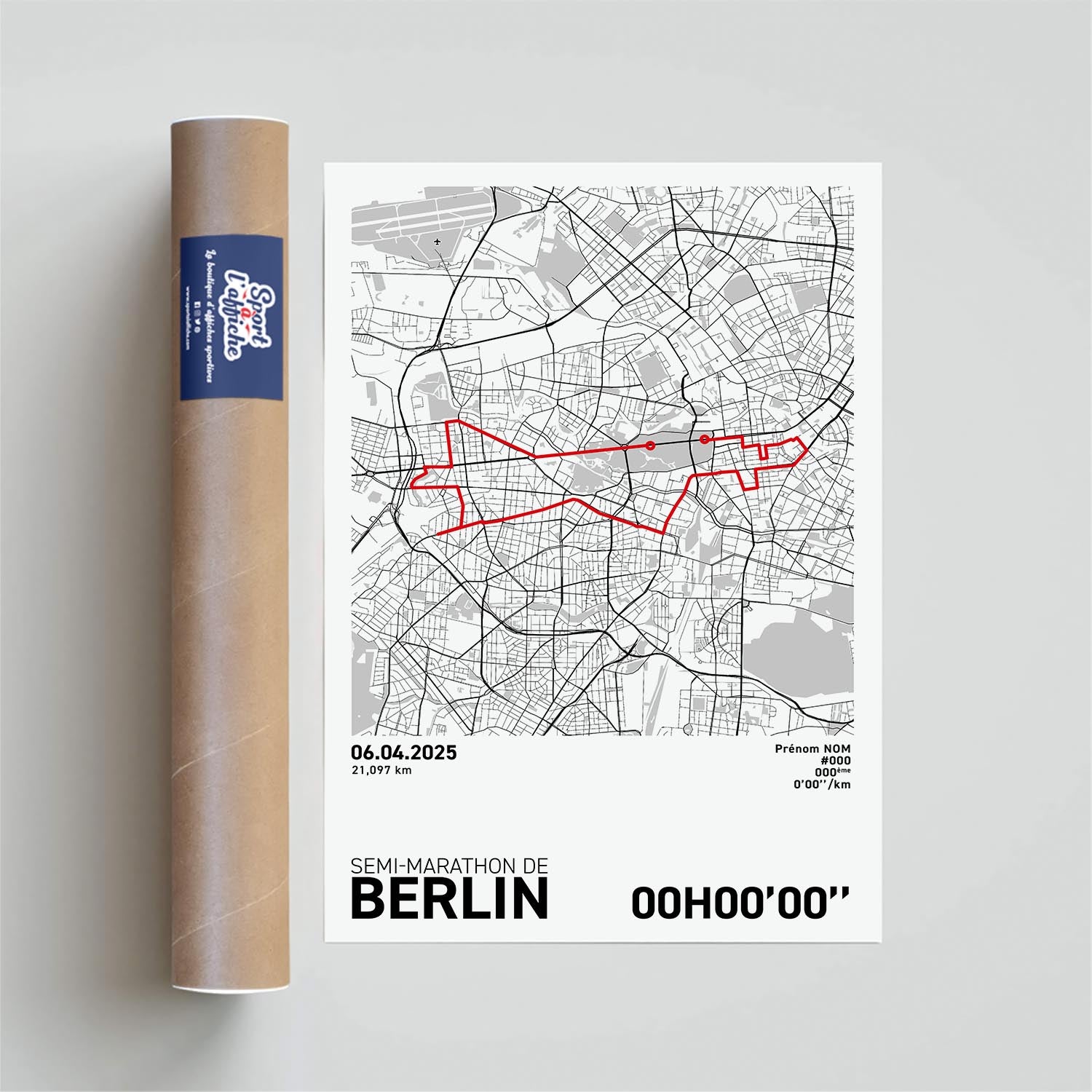 Affiche Running - Semi-Marathon de Berlin