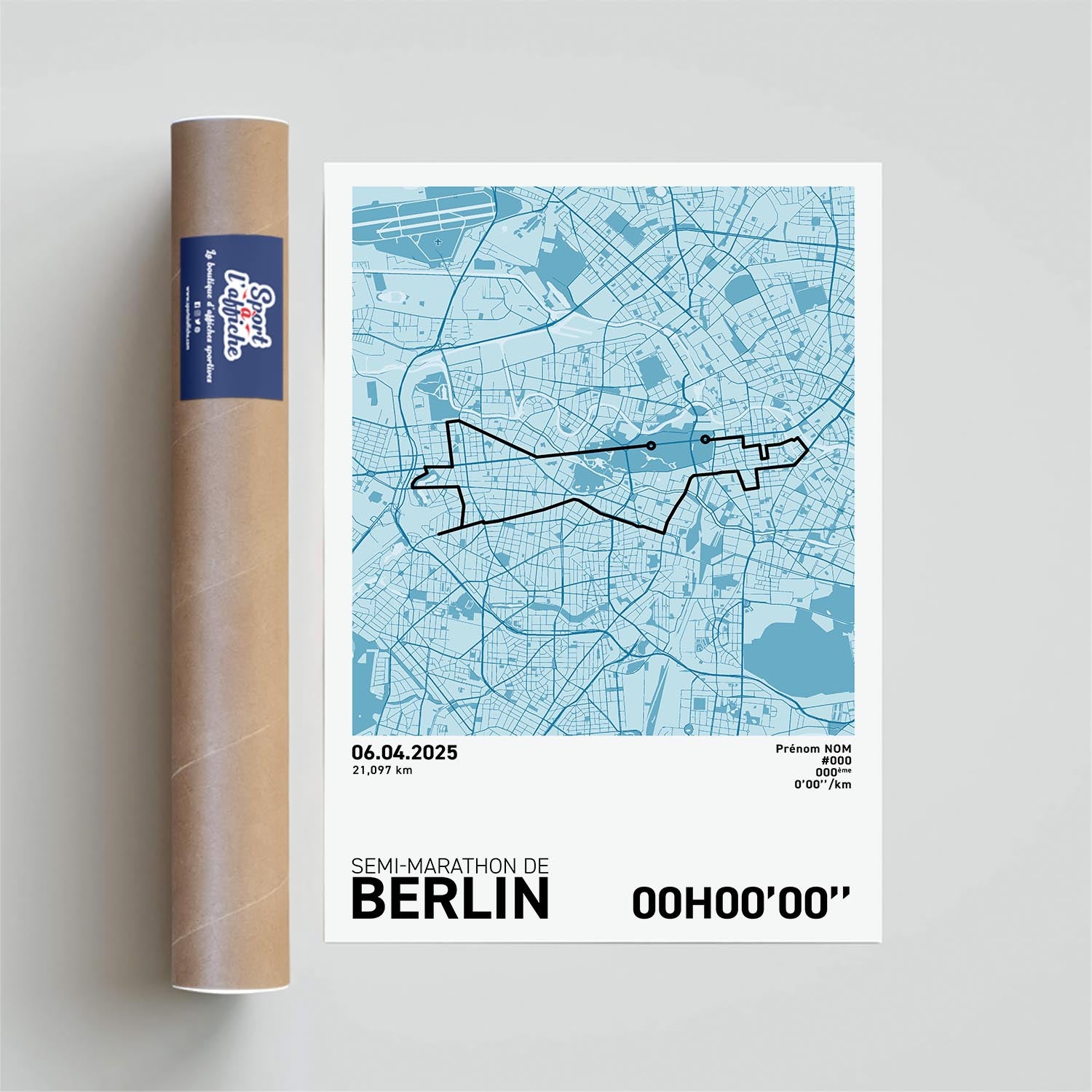 Affiche Running - Semi-Marathon de Berlin