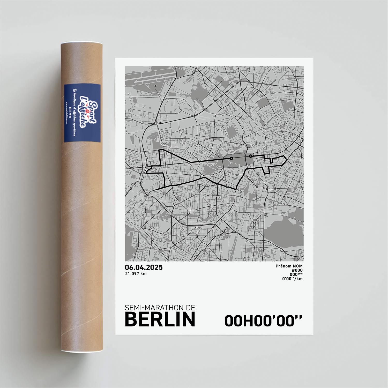 Affiche Running - Semi-Marathon de Berlin