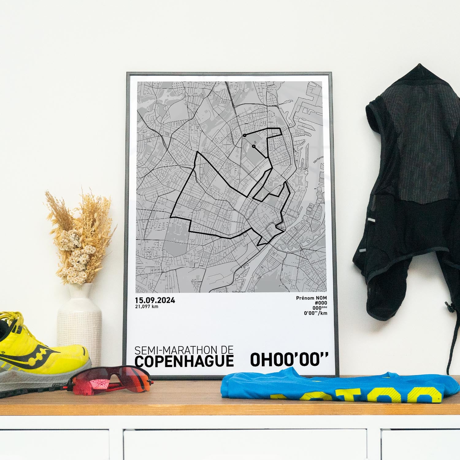 Affiche Running - Semi-Marathon de Copenhague