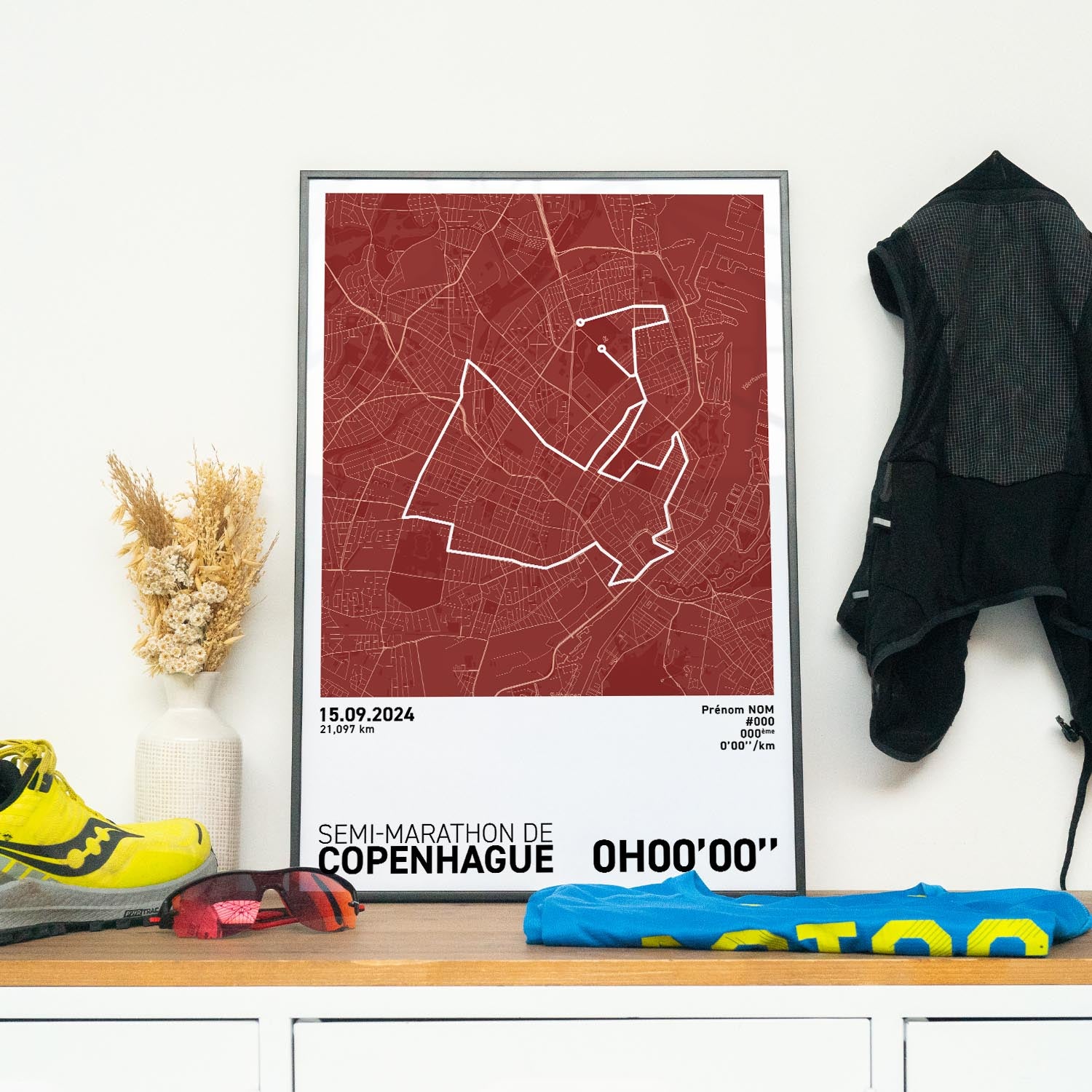 Affiche Running - Semi-Marathon de Copenhague