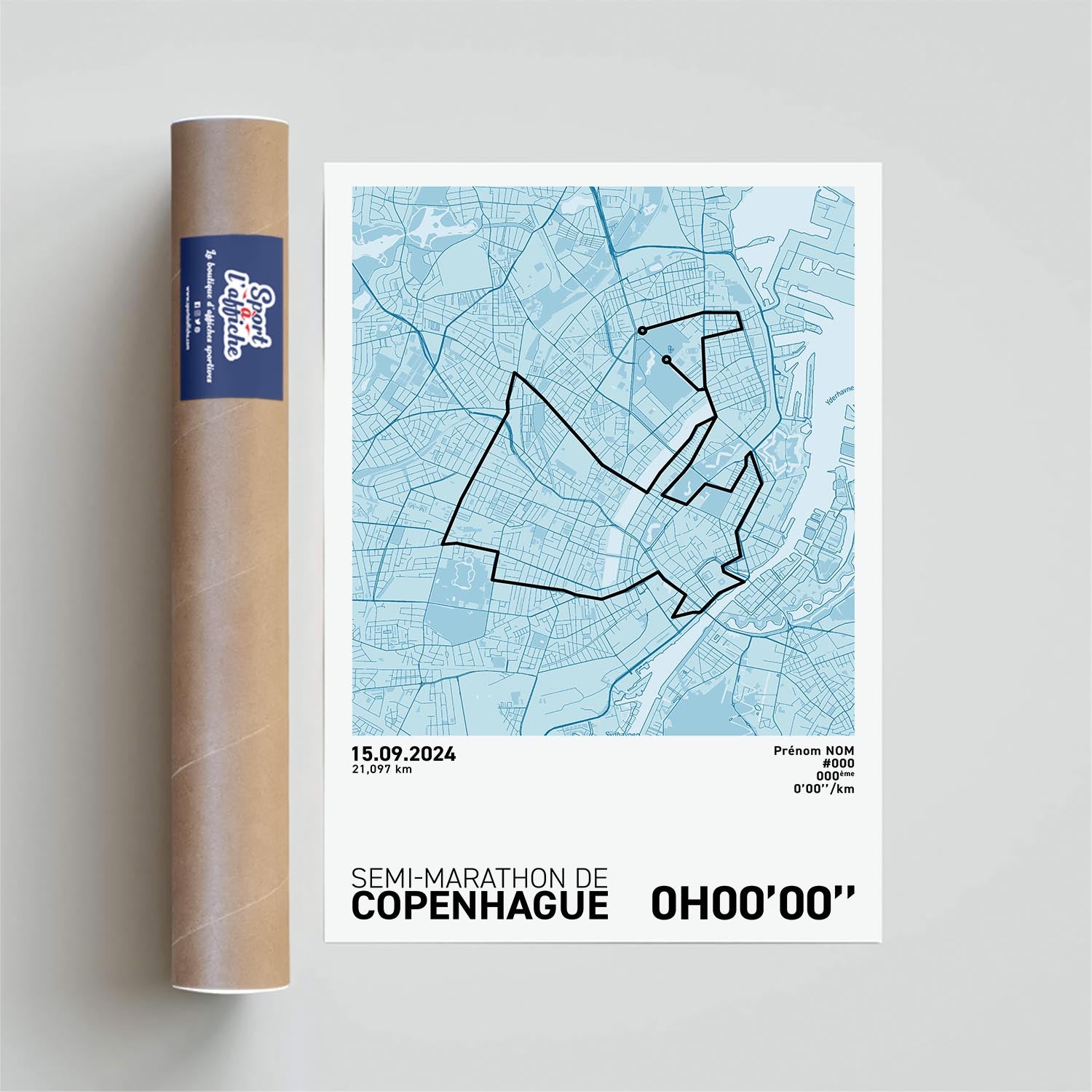 Affiche Running - Semi-Marathon de Copenhague
