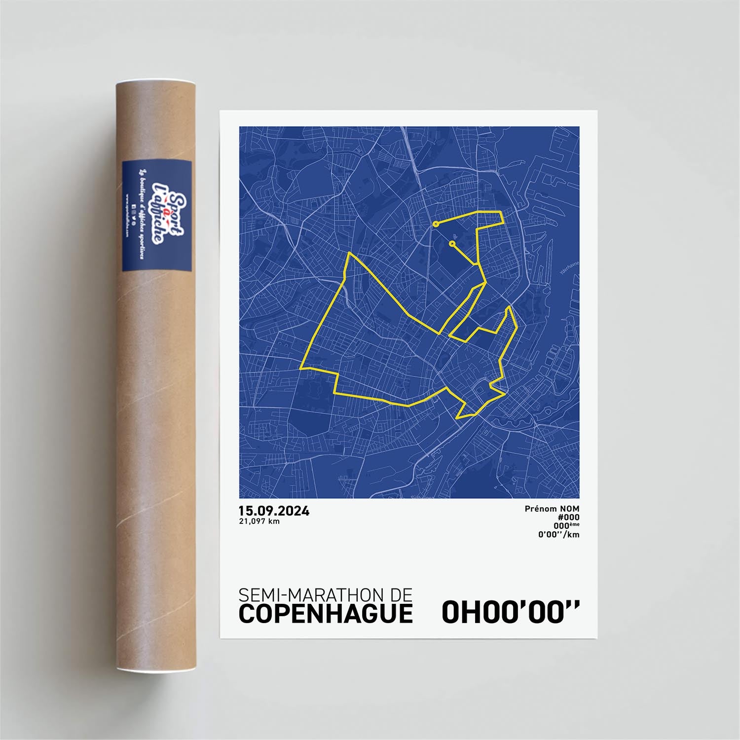 Affiche Running - Semi-Marathon de Copenhague