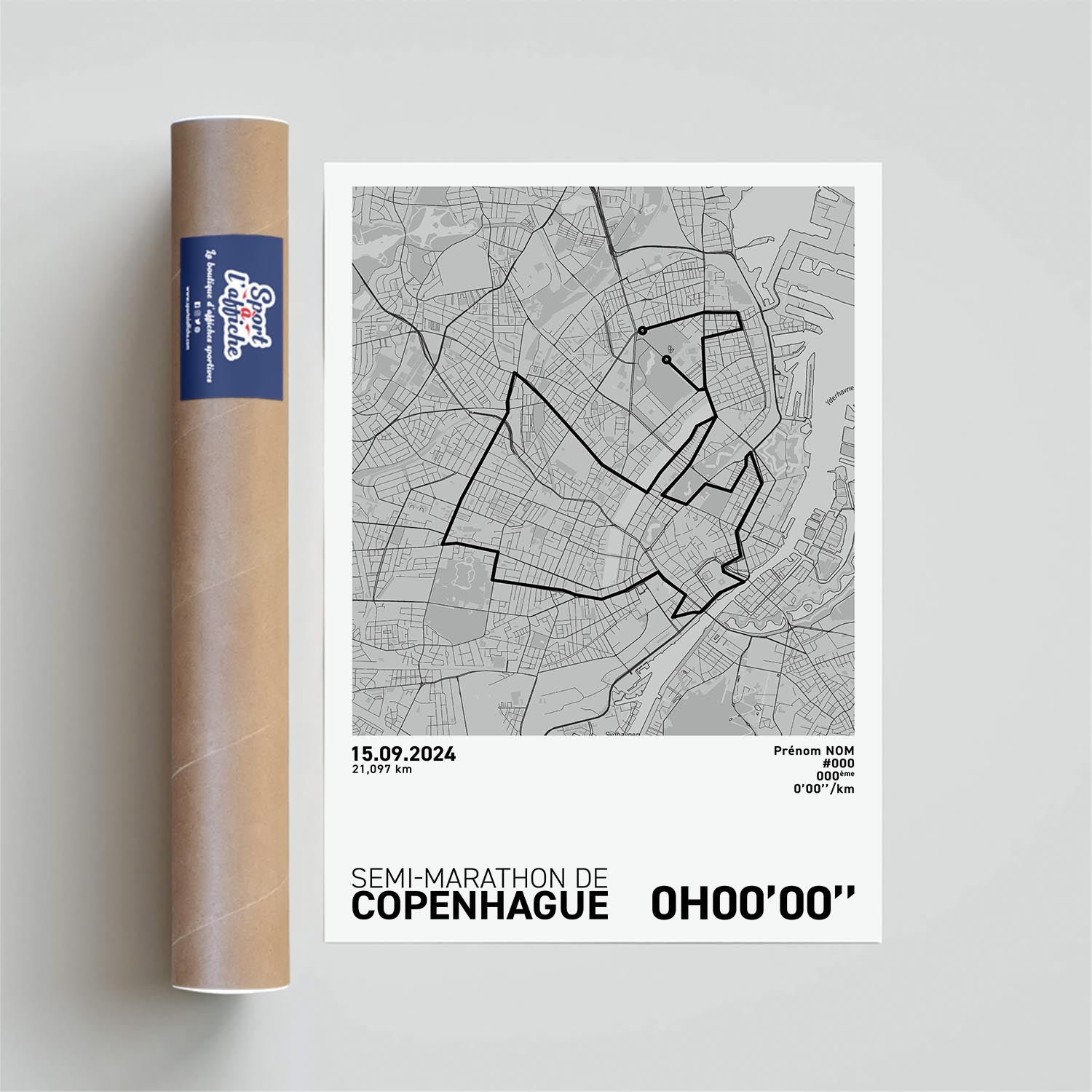 Affiche Running - Semi-Marathon de Copenhague