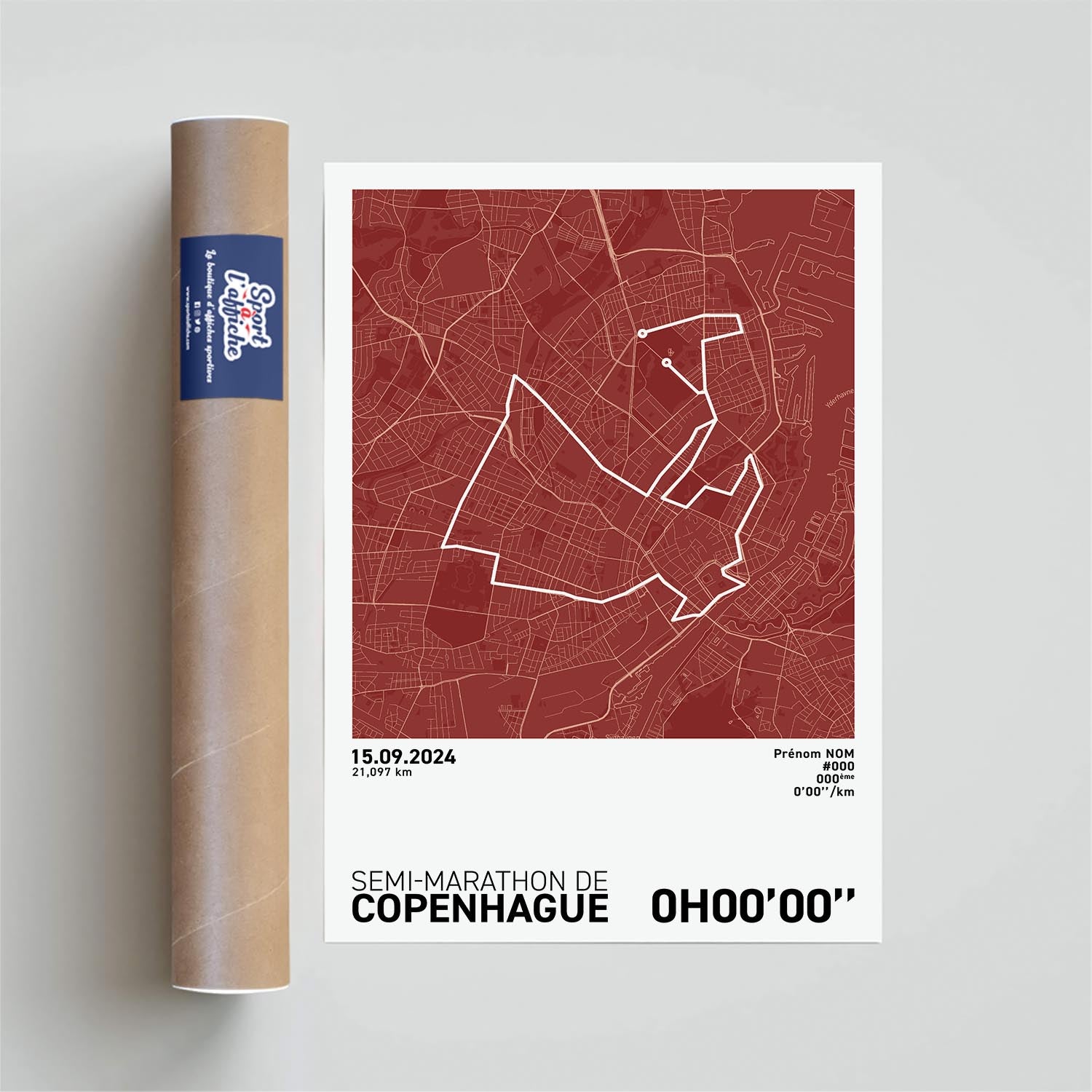 Affiche Running - Semi-Marathon de Copenhague