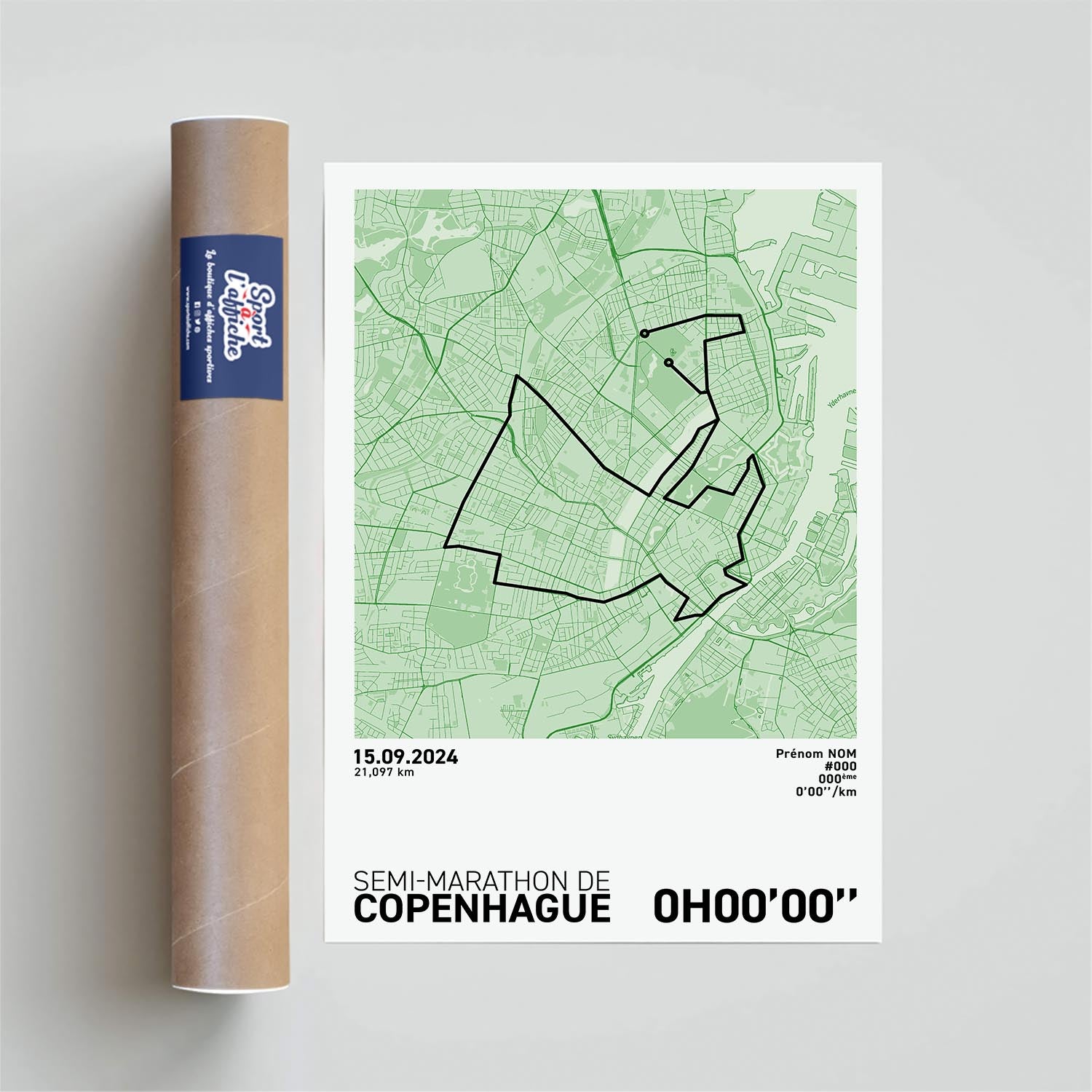 Affiche Running - Semi-Marathon de Copenhague