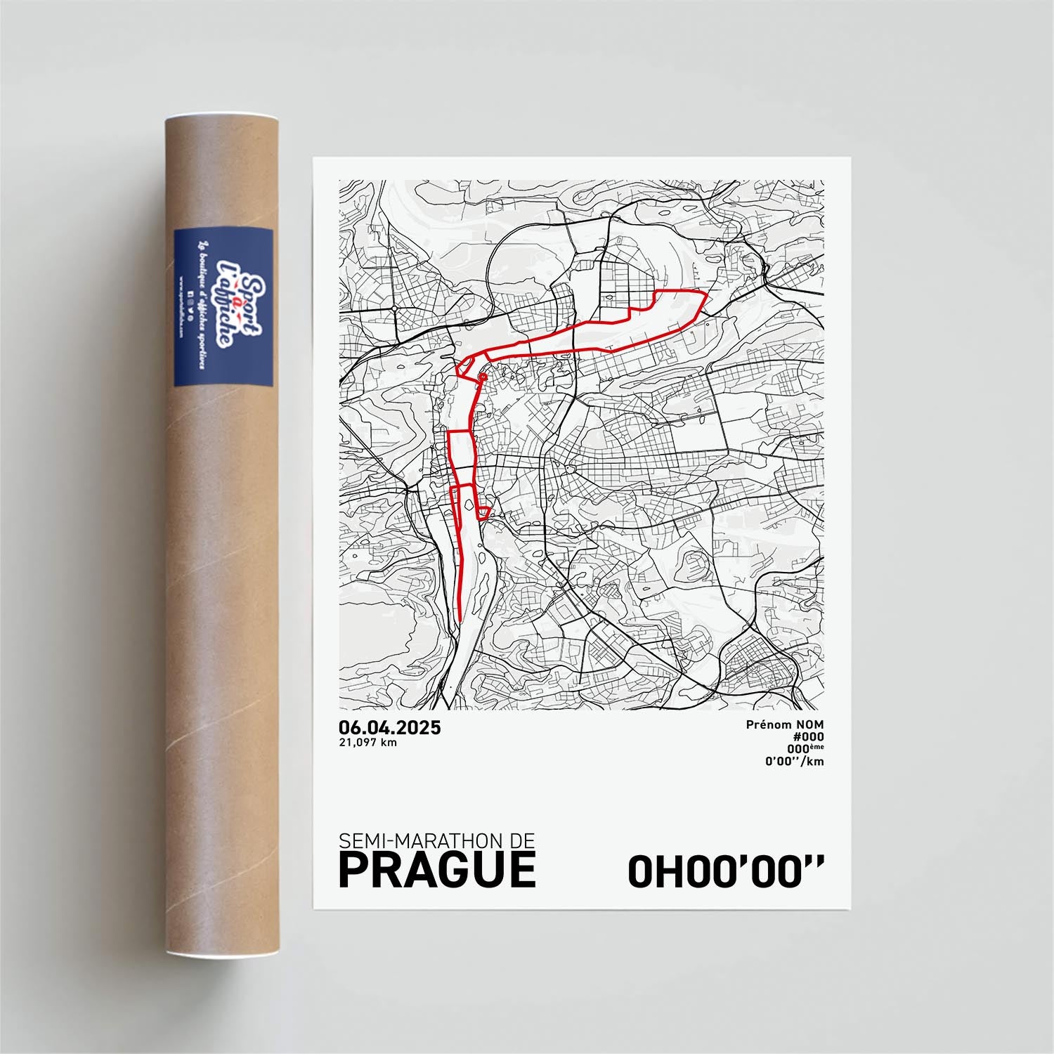 Affiche Running - Semi-Marathon de Prague