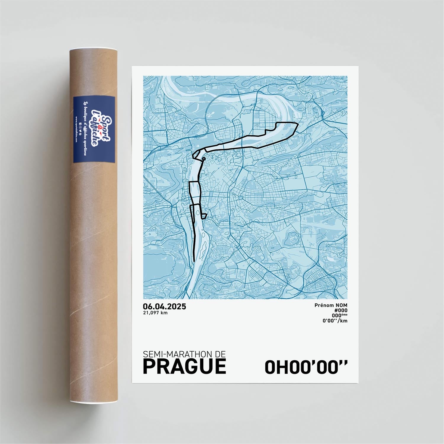 Affiche Running - Semi-Marathon de Prague