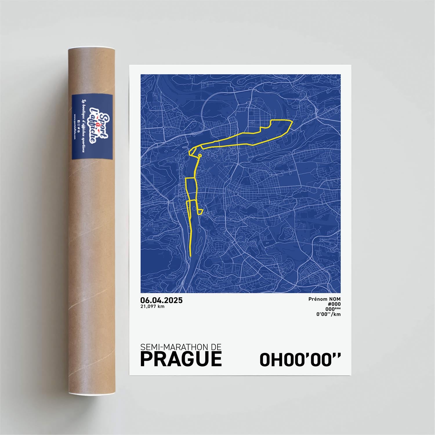 Affiche Running - Semi-Marathon de Prague