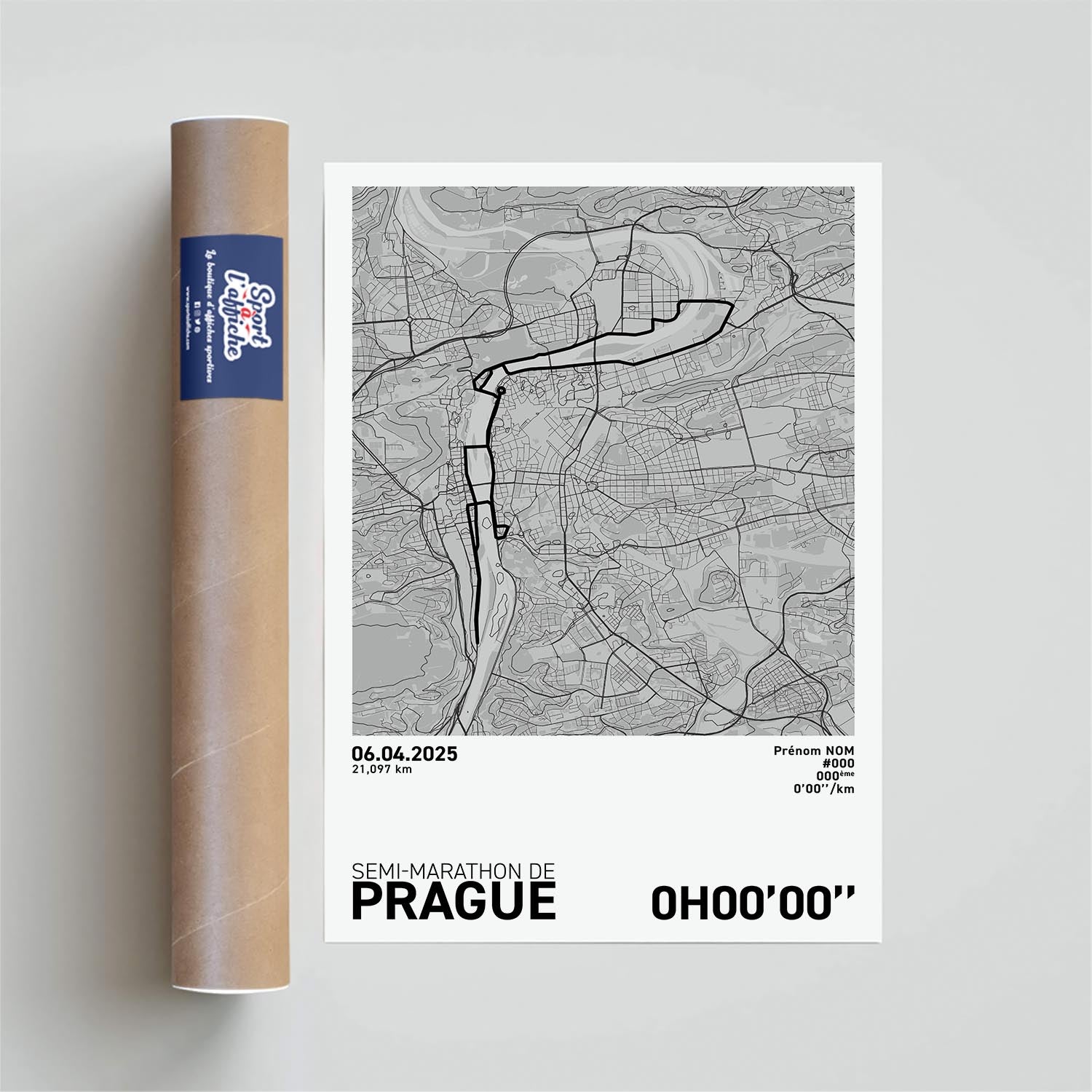 Affiche Running - Semi-Marathon de Prague