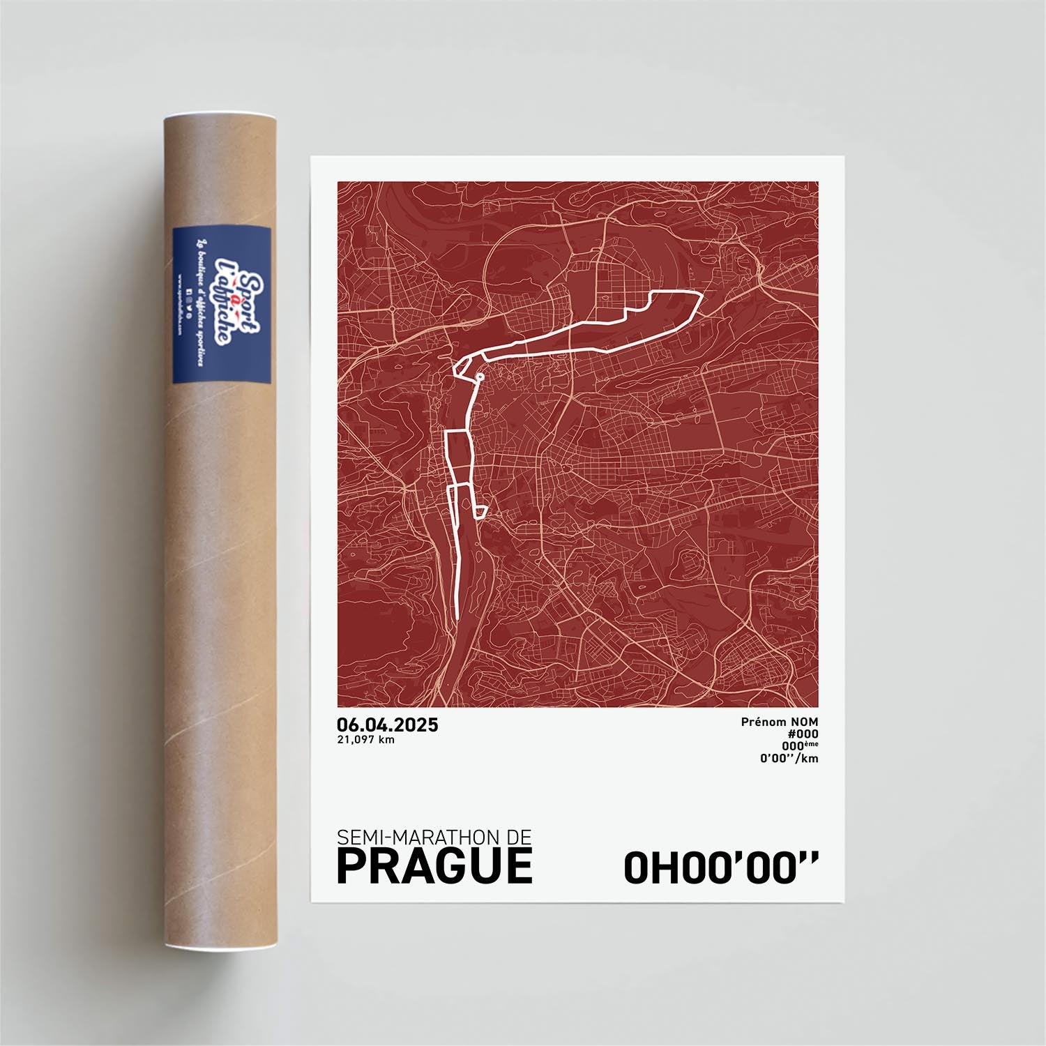 Affiche Running - Semi-Marathon de Prague