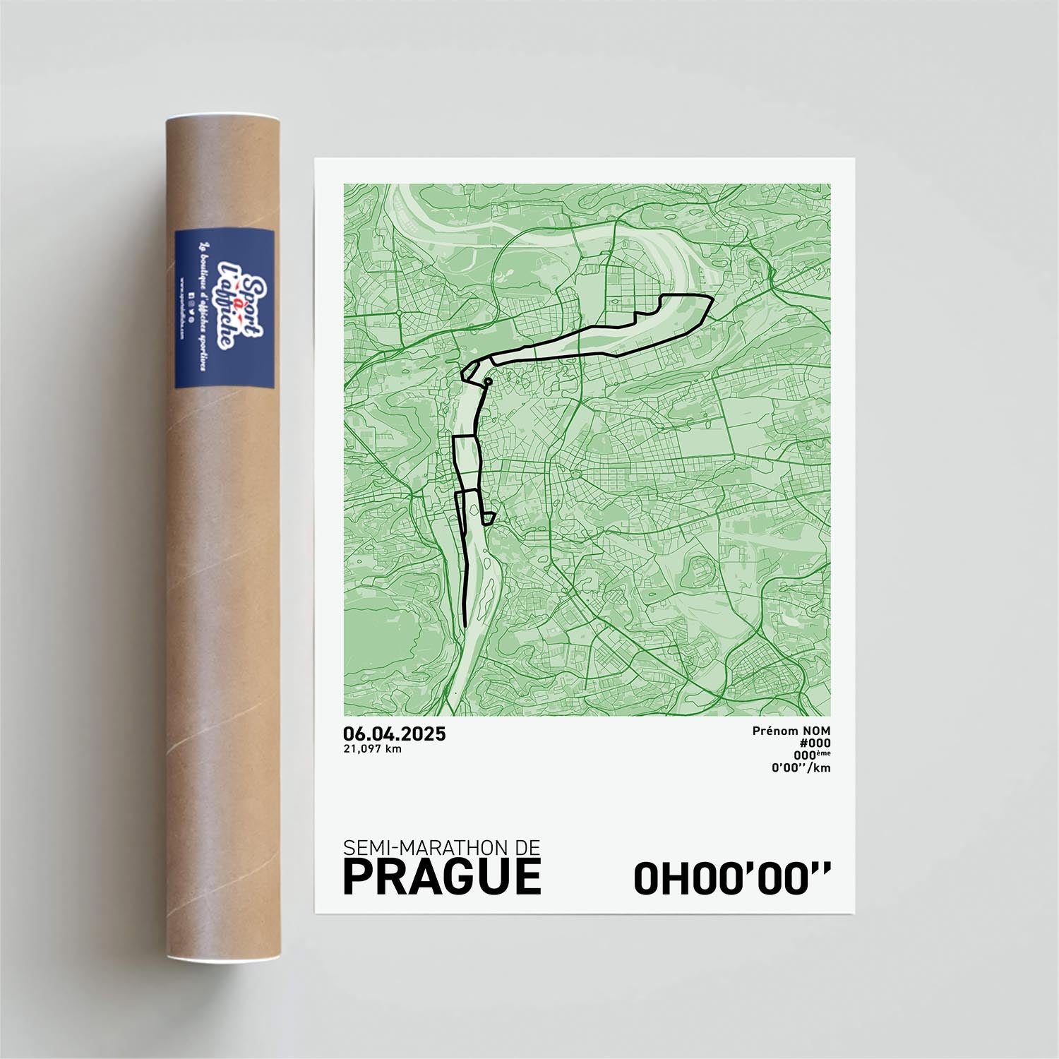 Affiche Running - Semi-Marathon de Prague