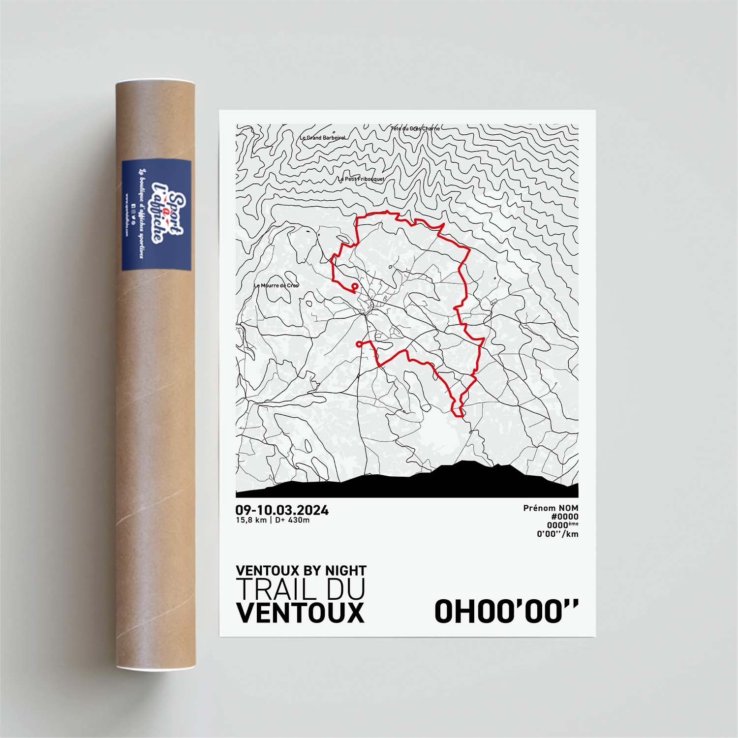 Affiche Running - Trail du Ventoux 15km