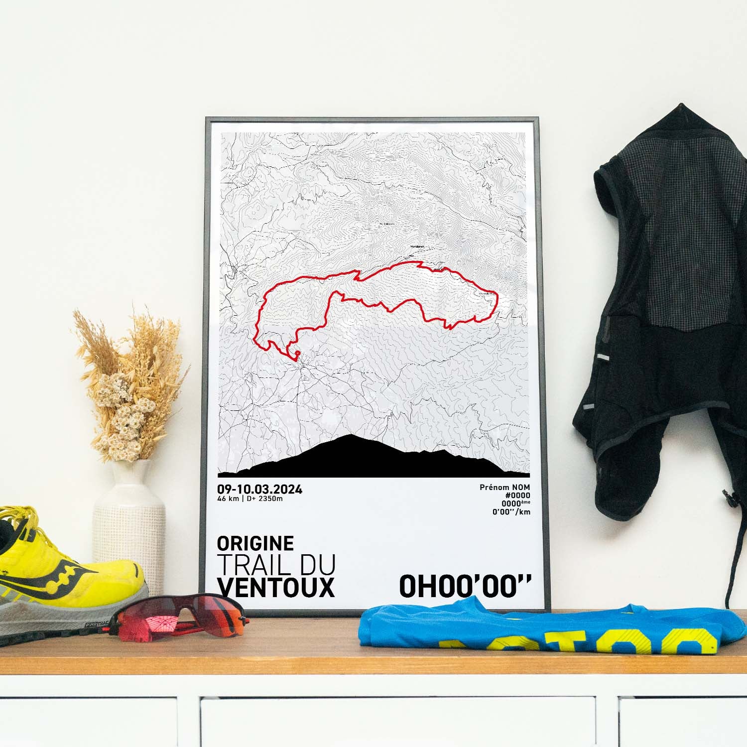 Affiche Running - Trail du Ventoux 46km