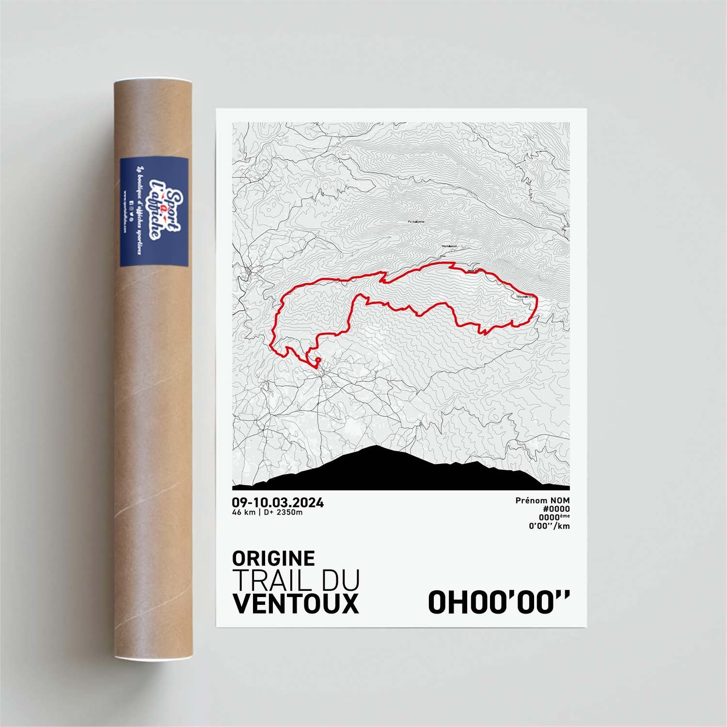 Affiche Running - Trail du Ventoux 46km