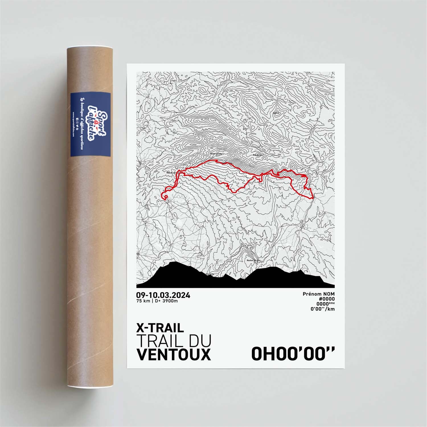 Affiche Running - Trail du Ventoux 75km