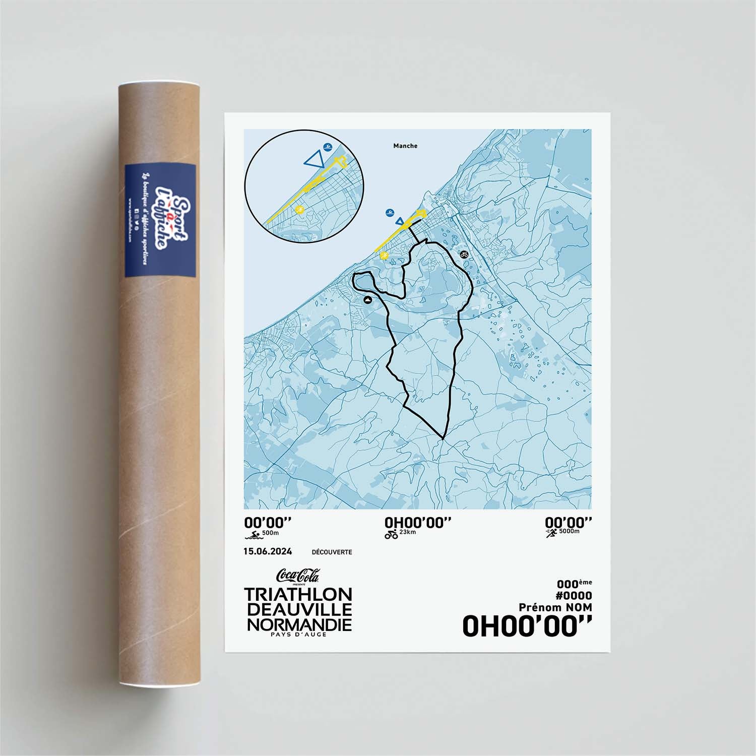 Affiche Triathlon de Deauville - Découverte