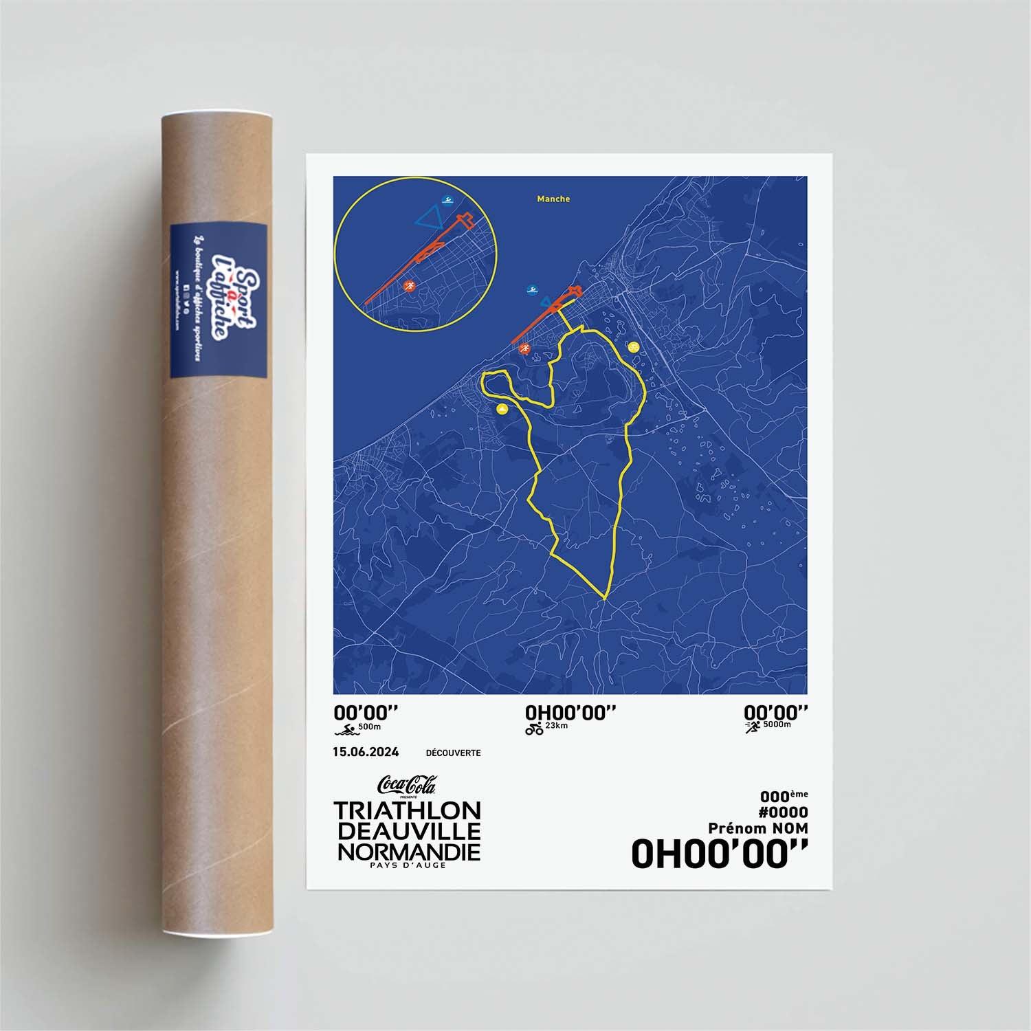 Affiche Triathlon de Deauville - Découverte
