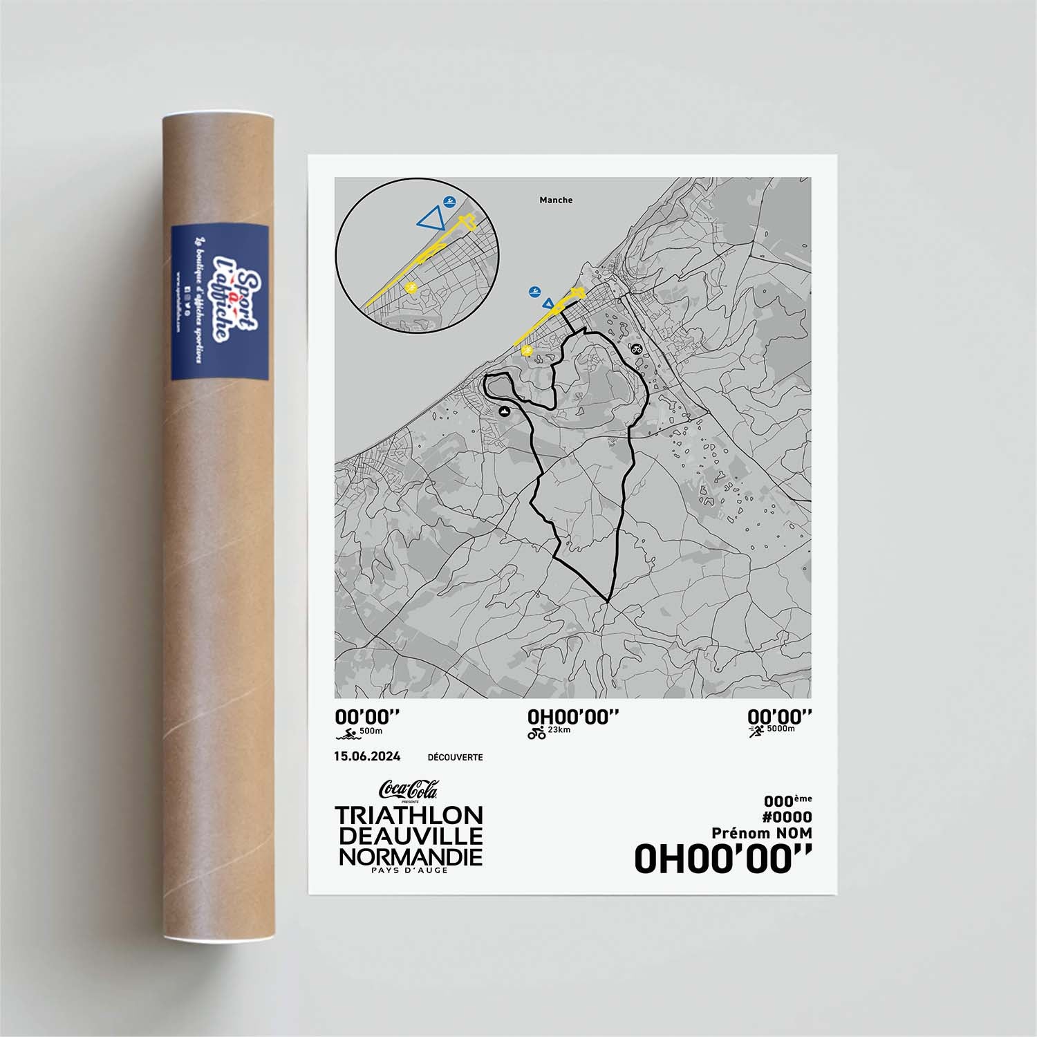 Affiche Triathlon de Deauville - Découverte