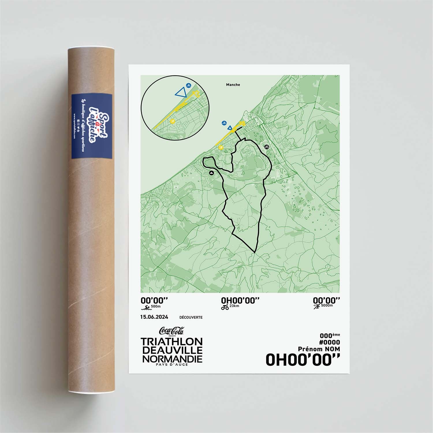 Affiche Triathlon de Deauville - Découverte
