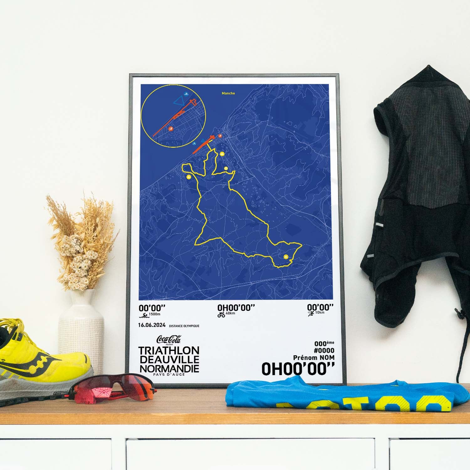 Affiche Triathlon de Deauville - Distance Olympique