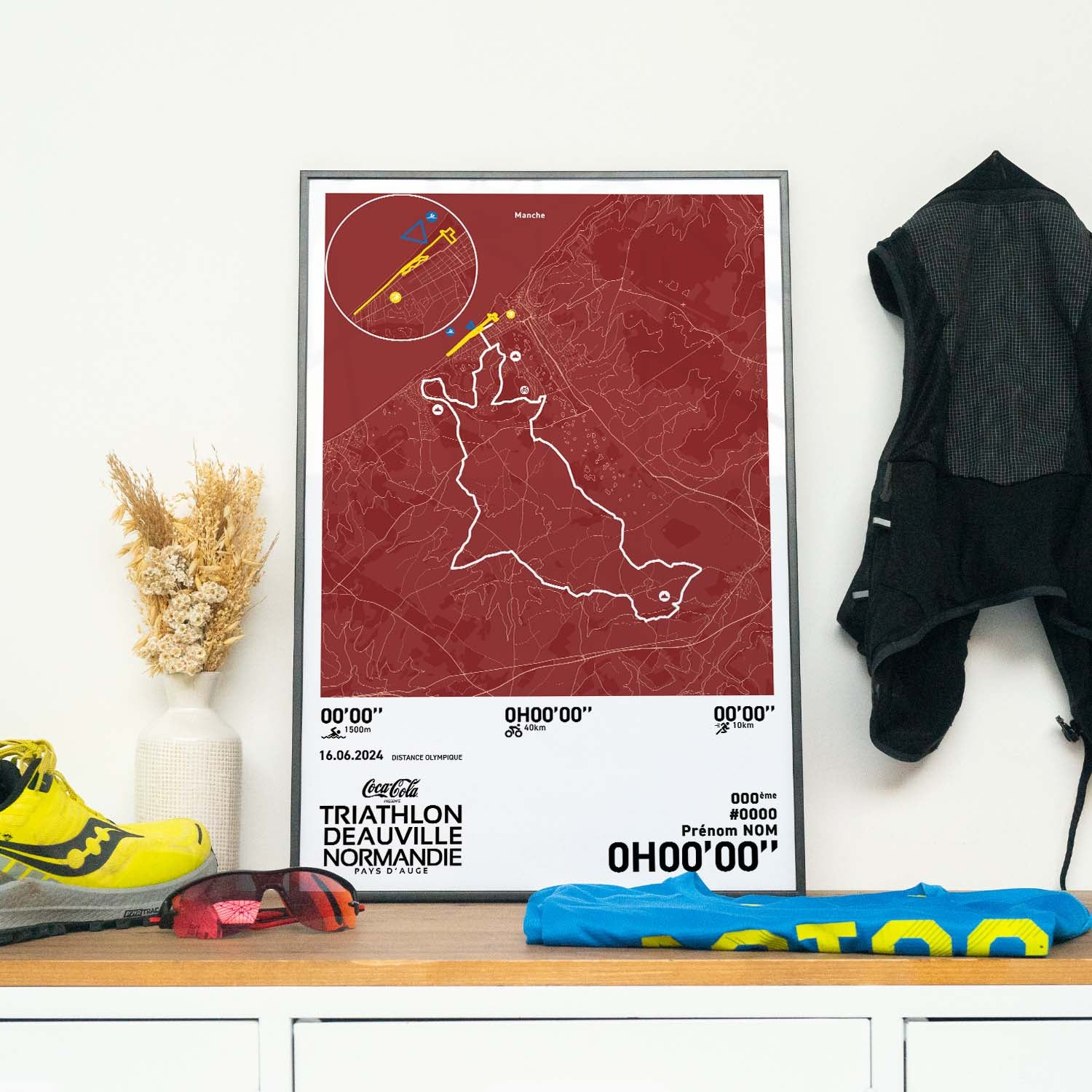 Affiche Triathlon de Deauville - Distance Olympique