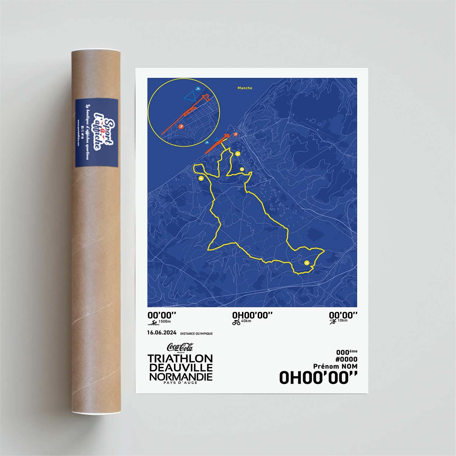 Affiche Triathlon de Deauville - Distance Olympique