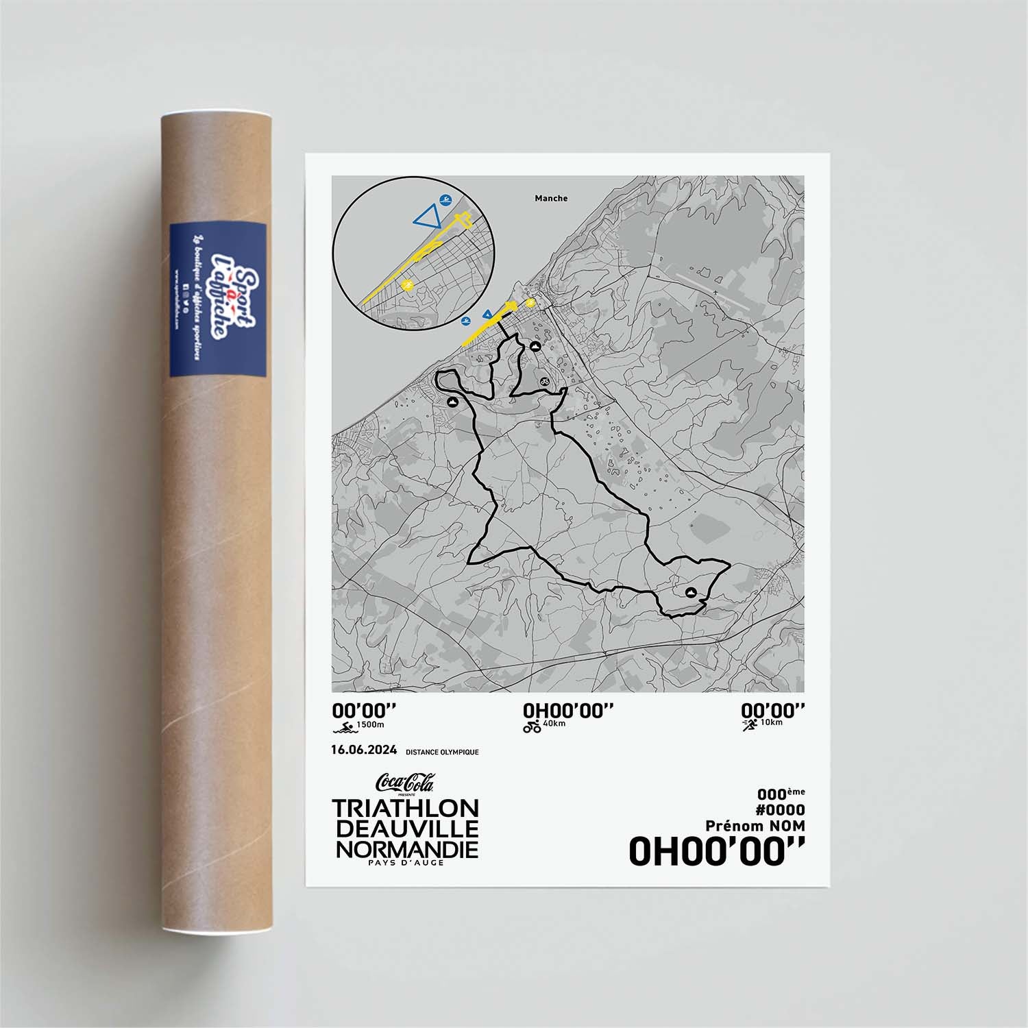 Affiche Triathlon de Deauville - Distance Olympique