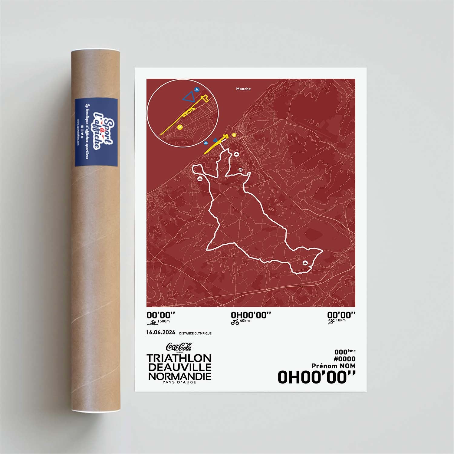Affiche Triathlon de Deauville - Distance Olympique