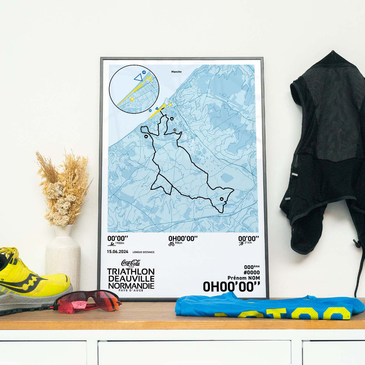 Affiche Triathlon de Deauville - Longue Distance