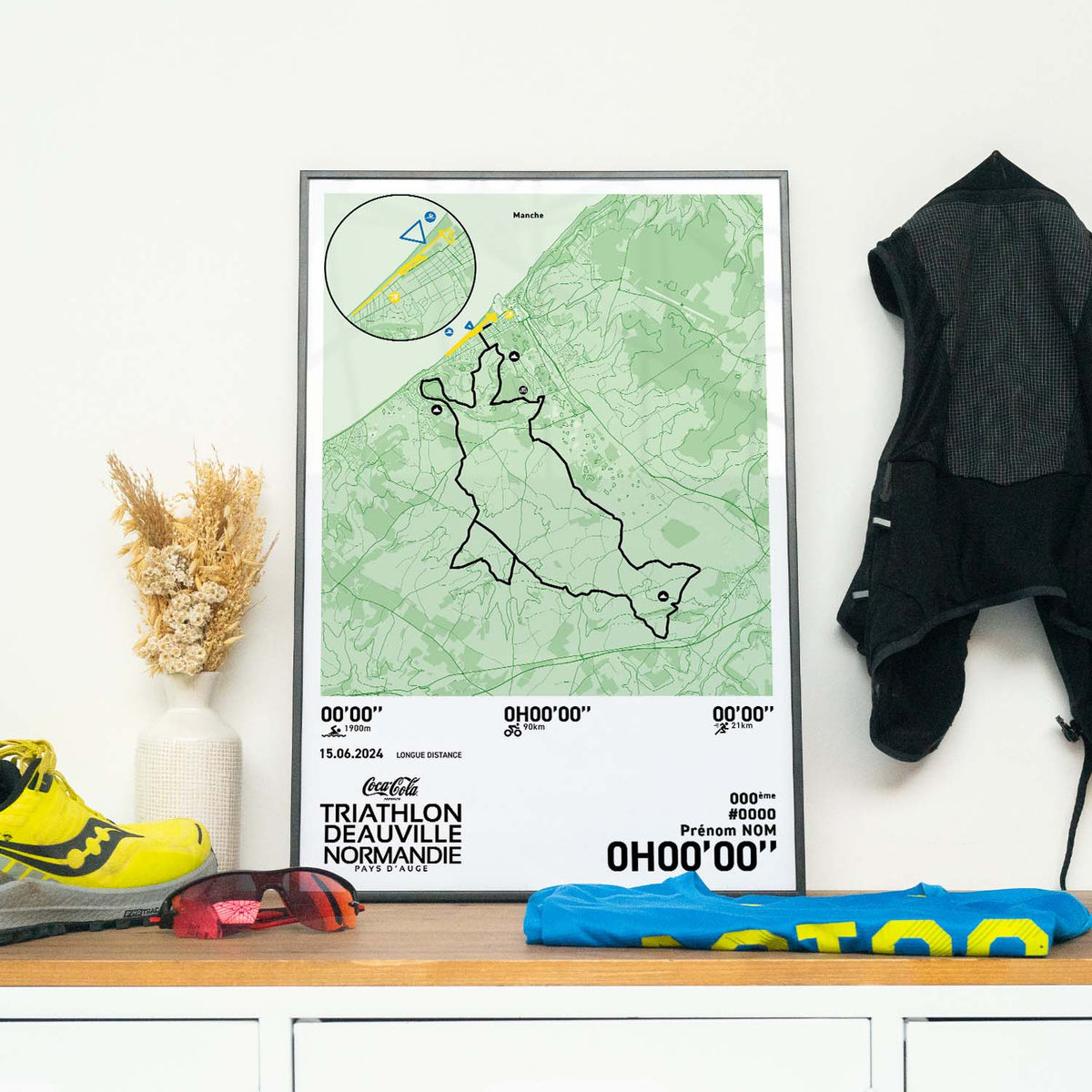 Affiche Triathlon de Deauville - Longue Distance