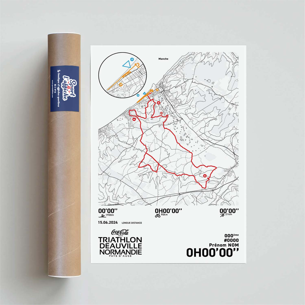 Affiche Triathlon de Deauville - Longue Distance
