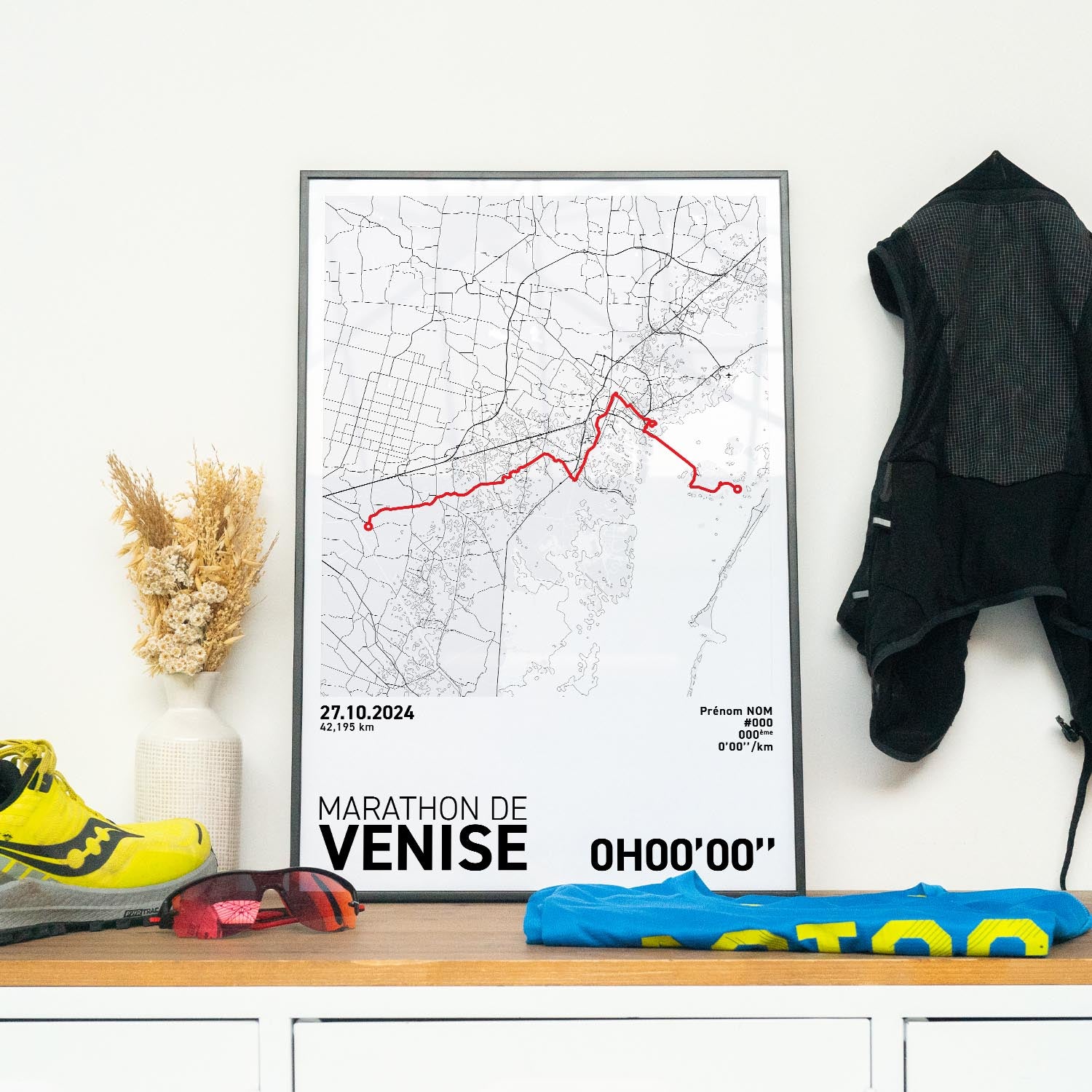 Affiche Running - Marathon de Venise