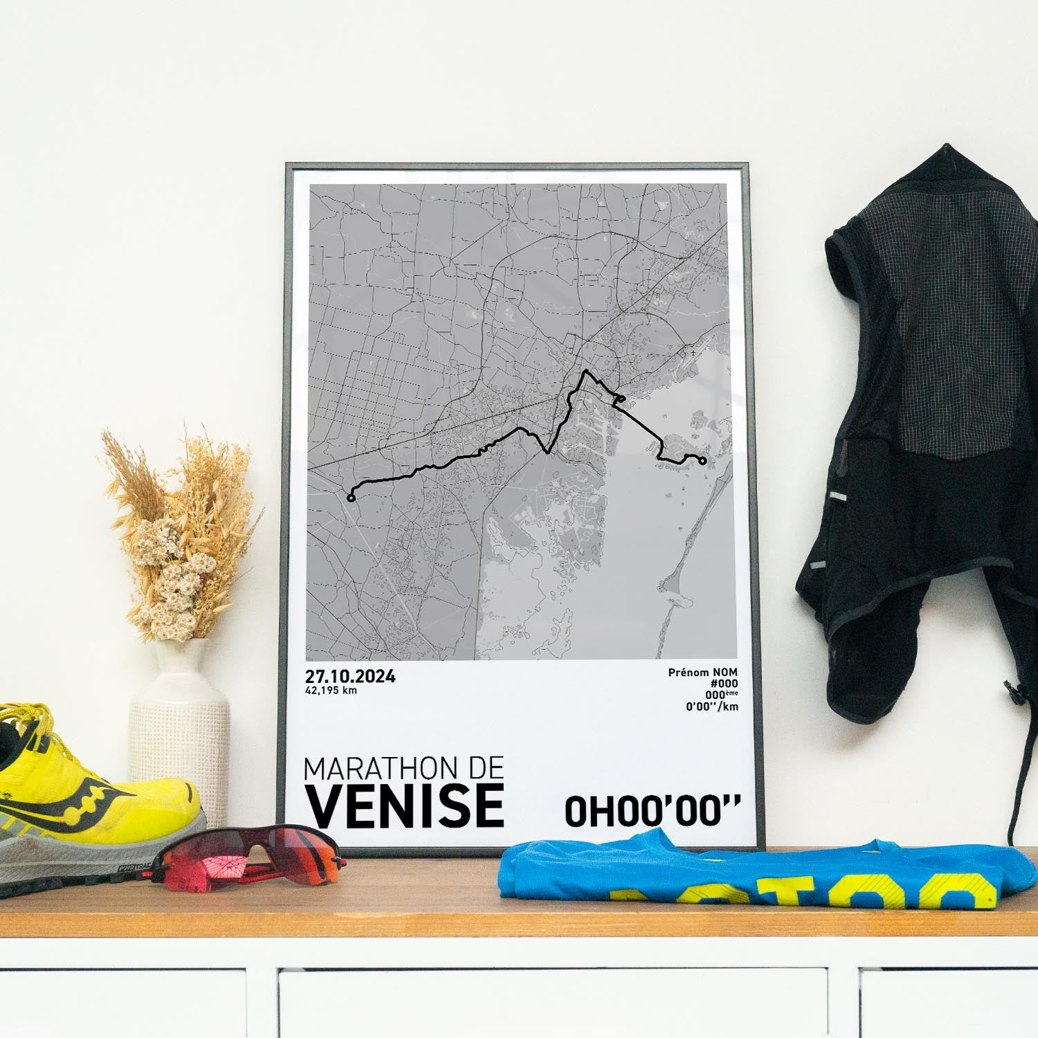 Affiche Running - Marathon de Venise