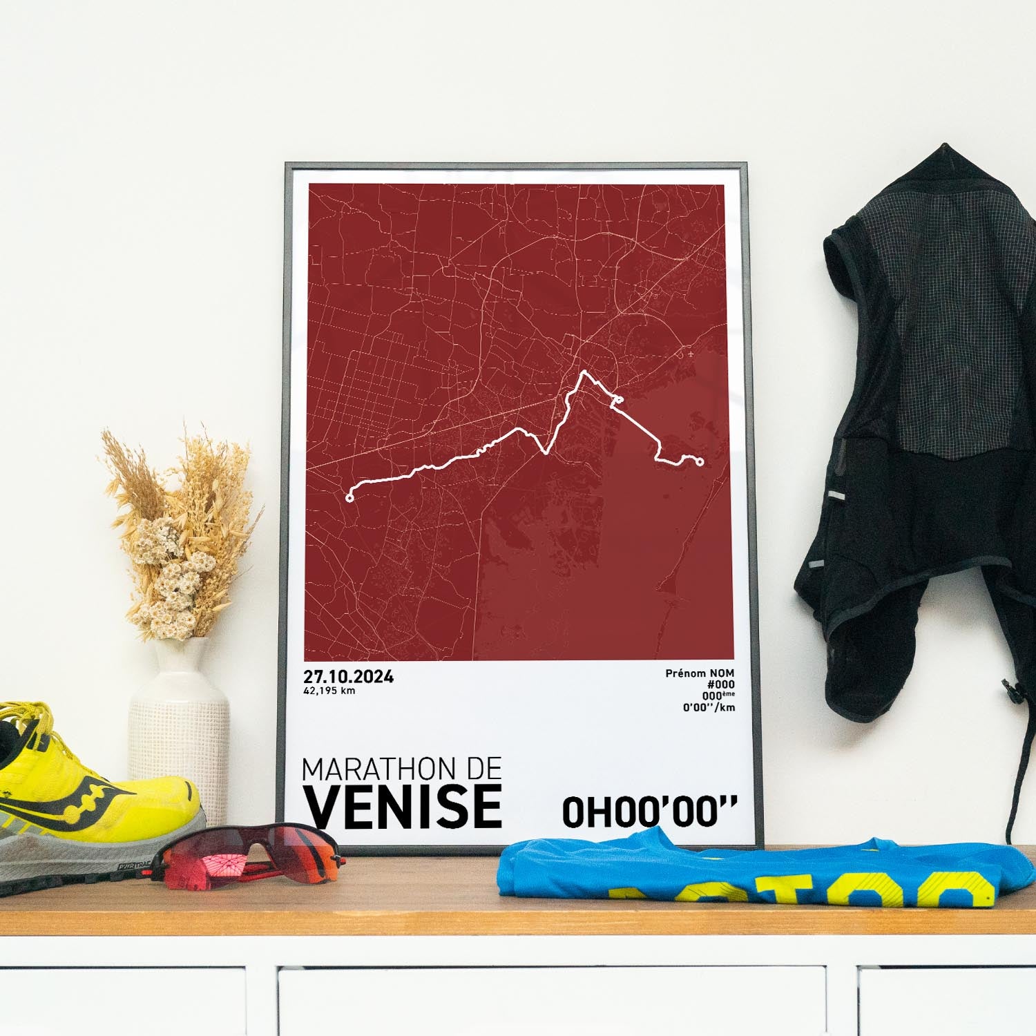 Affiche Running - Marathon de Venise