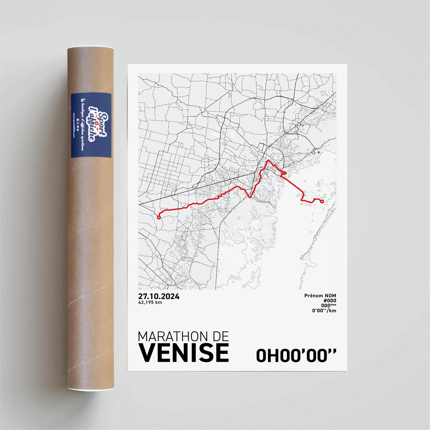 Affiche Running - Marathon de Venise