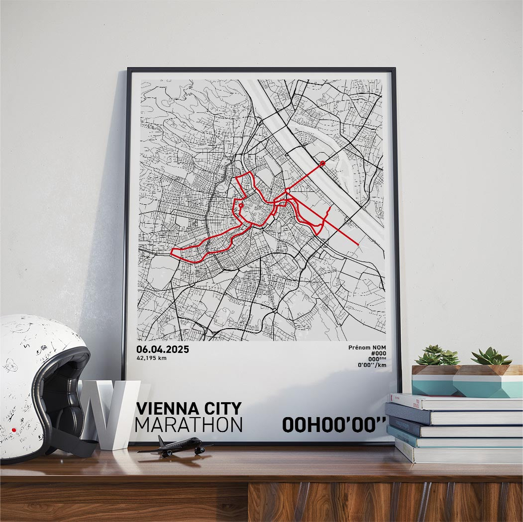 Affiche Running - Marathon de Vienne