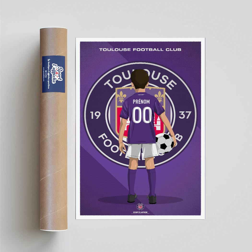 Affiche Toulouse FC - Enfant Personnalisé
