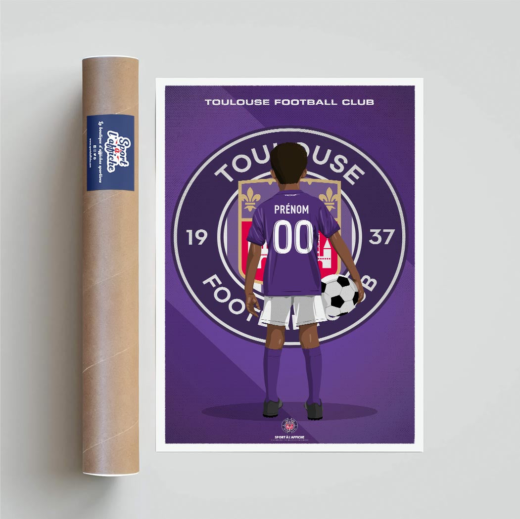 Affiche Toulouse FC - Enfant Personnalisé